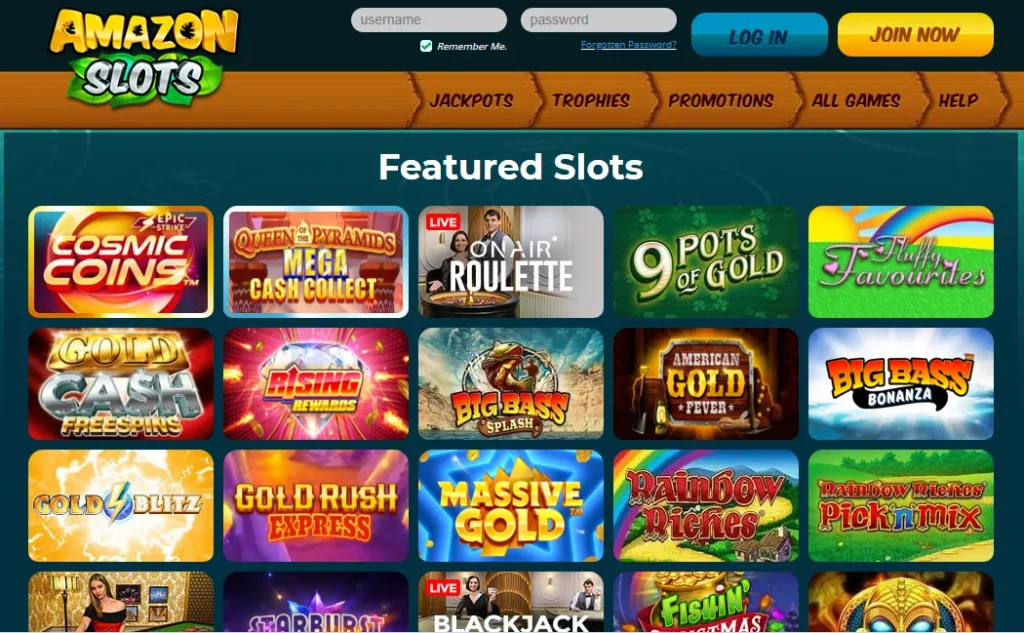 Amazon Slots features.